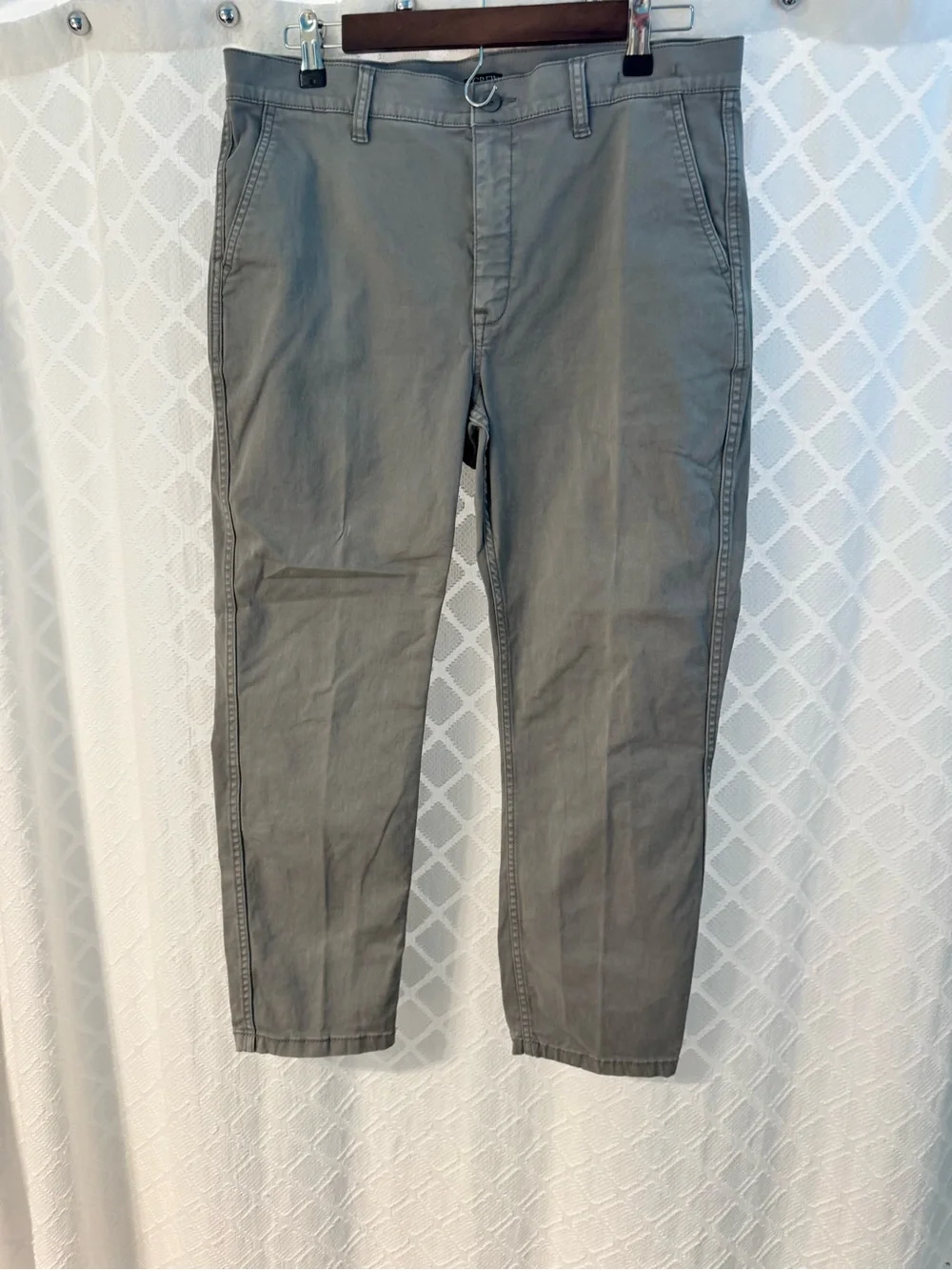 J. Crew Men's Grey Cotton Chino Pants